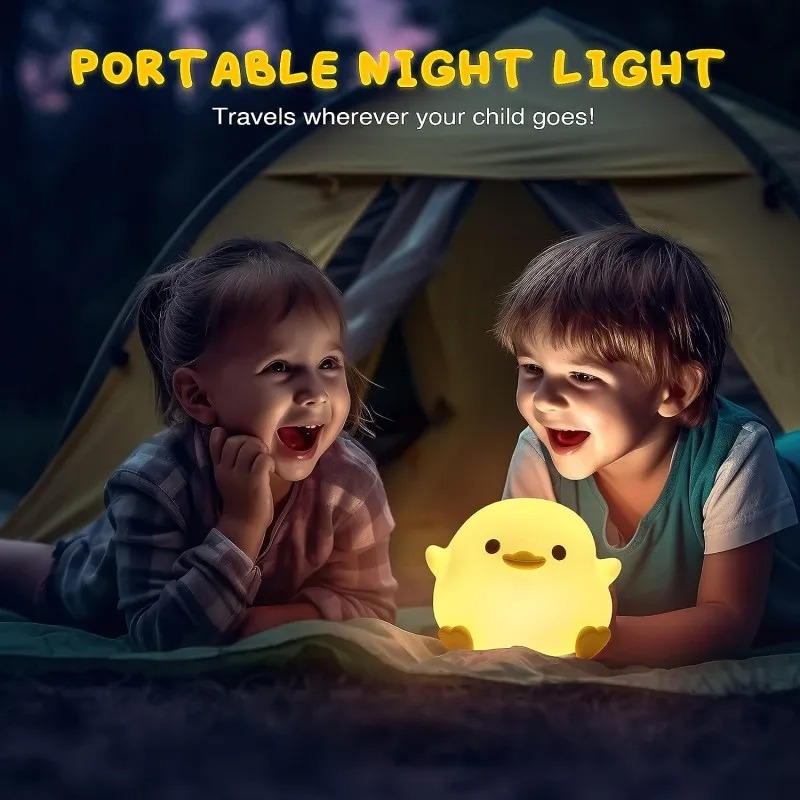 Doudou Duck night light in a children's bedroom