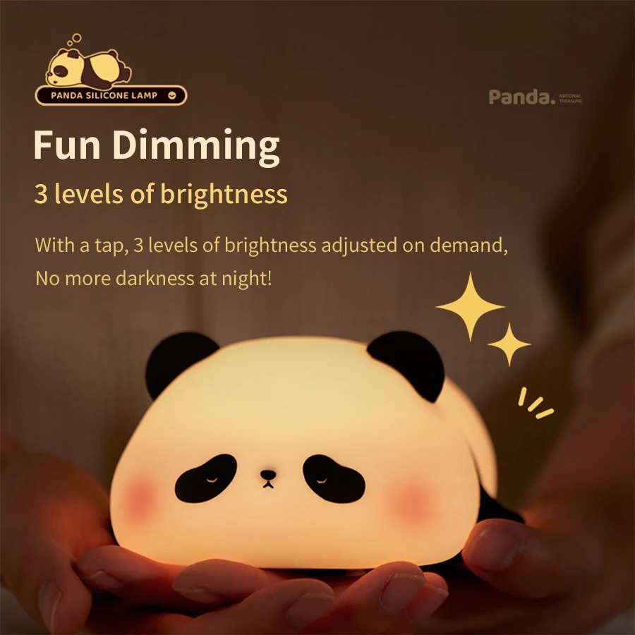 Sleeping Panda night light powered by USB